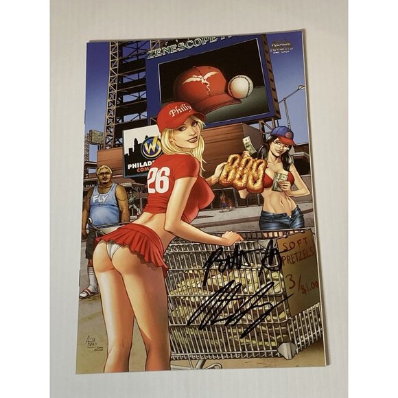 Zenescope Realm Knights One-Shot Wizard World Philly Signed Spay Shand Rare